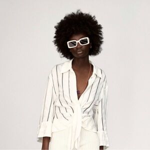 Zara Draped Blouse